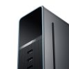5-in-1 uzlādes stacija ar digitālo displeju USB-A USB-C 300W - sudrabkrāsas