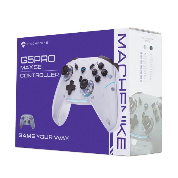 G5Pro Max bezvadu spēļu kontrolieris — balts