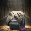 G5Pro Premium Edition bezvadu spēļu kontrolieris ar uzlādes staciju - melns un zelta