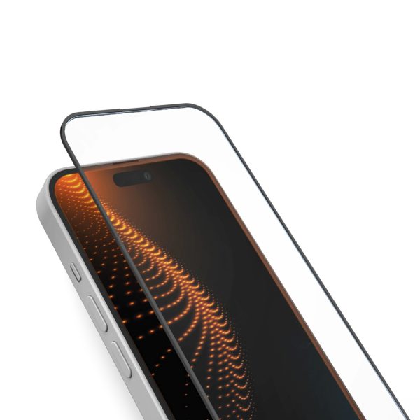 Rūdīts stikls iPhone 13/13 Pro/14/16e/17e ar D3O aplikatoru