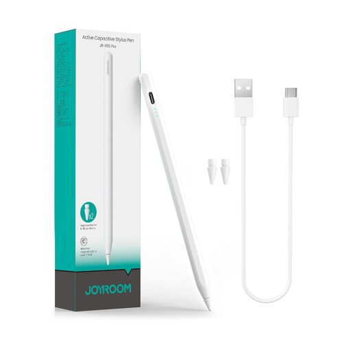 1033856-1-rysik-stylus-aktywny-z-2-wymiennymi-koncowkami-bia-joyroom-hurtownia-dropshipping.jpg Aktīvs irbulis ar 2 nomaināmiem uzgaļiem - balts