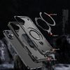 iPhone 16 Hybrid Armor modernais MagSafe vāciņš — melns