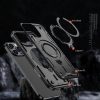iPhone 16 Pro Hybrid Armor modernais MagSafe vāciņš — melns