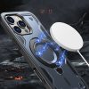 iPhone 16 Pro Max Hybrid Armor moderns maciņš ar MagSafe aizsargslāni — zils