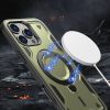 iPhone 16 Pro Max Hybrid Armor modernais MagSafe vāciņš — zaļš