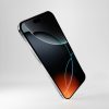 Hibrīda stikls ar melnu rāmi iPhone 16 Pro Max Flexible Glass D3O