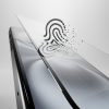 Hibrīda stikls ar melnu rāmi iPhone 16 / iPhone 15 / iPhone 15 Pro Elastīgs stikls D3O