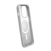 iPhone 15 Pro Max silikona maciņš ar gradientu MagSafe — srebrne