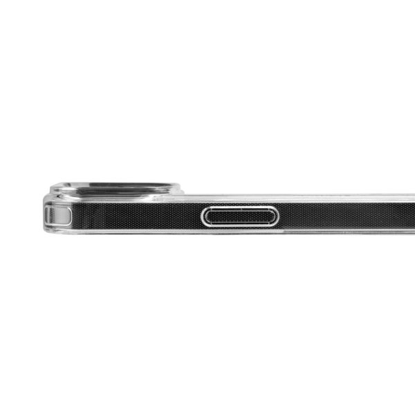 iPhone 15 Pro Lite MagSafe silikona vāciņš — caurspīdīgs