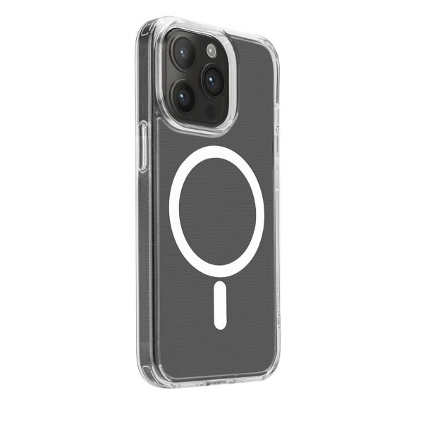 iPhone 15 Pro Lite MagSafe silikona vāciņš — caurspīdīgs