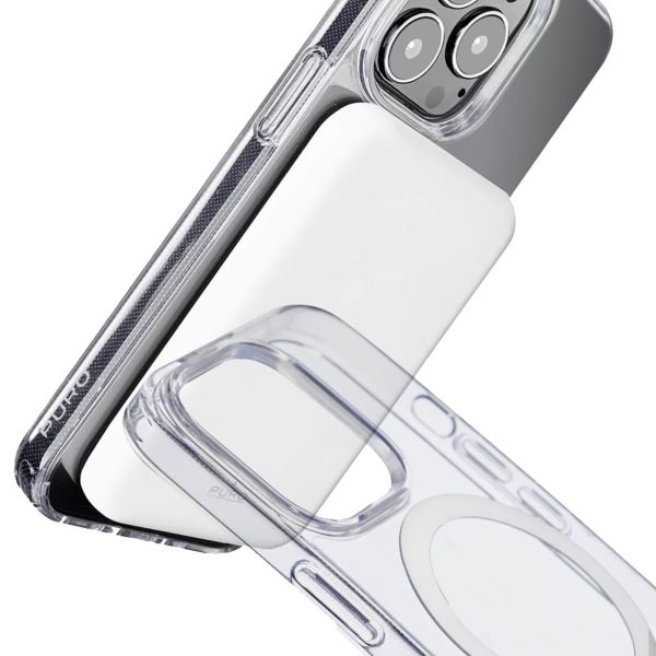 iPhone 14 Pro Lite MagSafe silikona vāciņš — caurspīdīgs