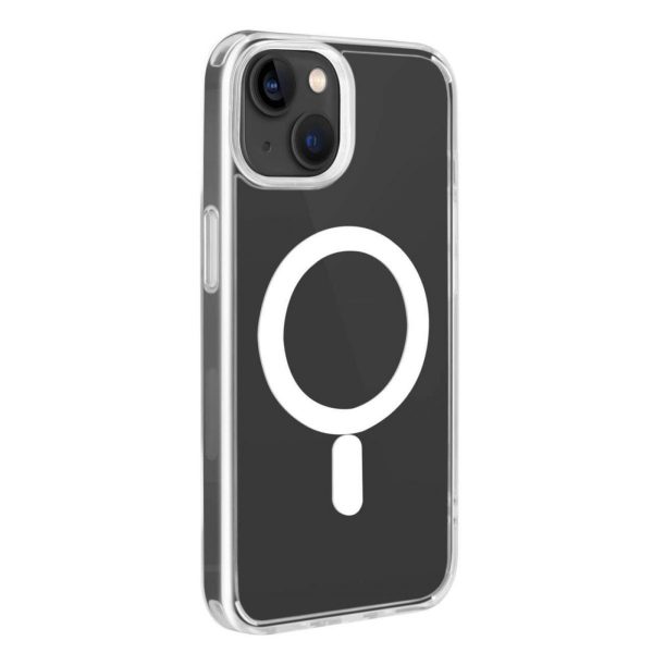 iPhone 14 / 13 Lite MagSafe silikona vāciņš - caurspīdīgs