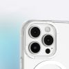 Silikona maciņš ar magnētisku gredzenu iPhone 16 Pro - caurspīdīgs