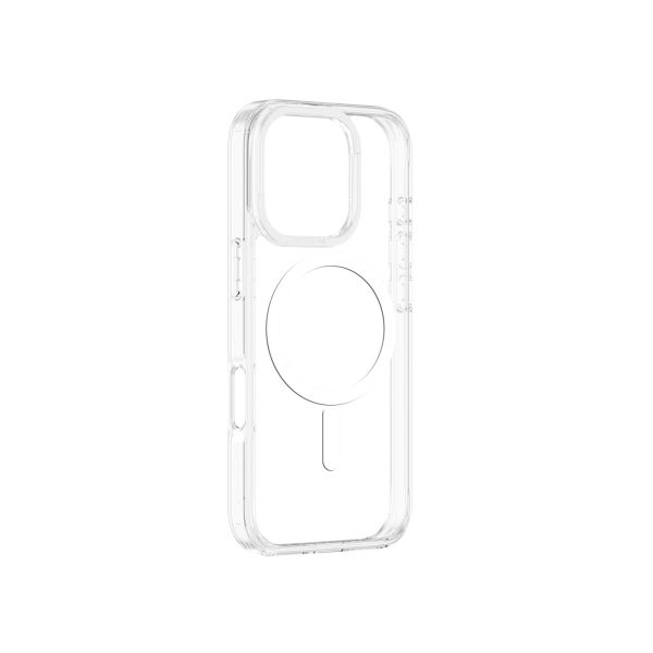 Silikona maciņš ar magnētisku gredzenu iPhone 16 Pro - caurspīdīgs