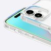 Silikona maciņš ar magnētisku gredzenu iPhone 16 - caurspīdīgs