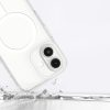 Silikona maciņš ar magnētisku gredzenu iPhone 16 - caurspīdīgs