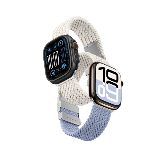 1033900-1-zestaw-2-paskow-do-apple-watch-42mm-bez-blekit-amazingthing-hurtownia-dropshipping.jpg Apple Watch 42 mm Blend Band 2 siksniņu komplekts - kosmosa zils/zvaigžņu krāsas