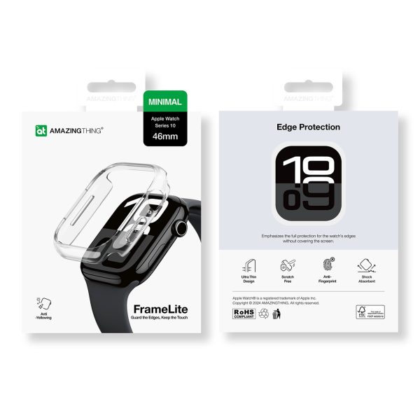 Apple Watch 46 mm minimālistisks korpuss - caurspīdīgs