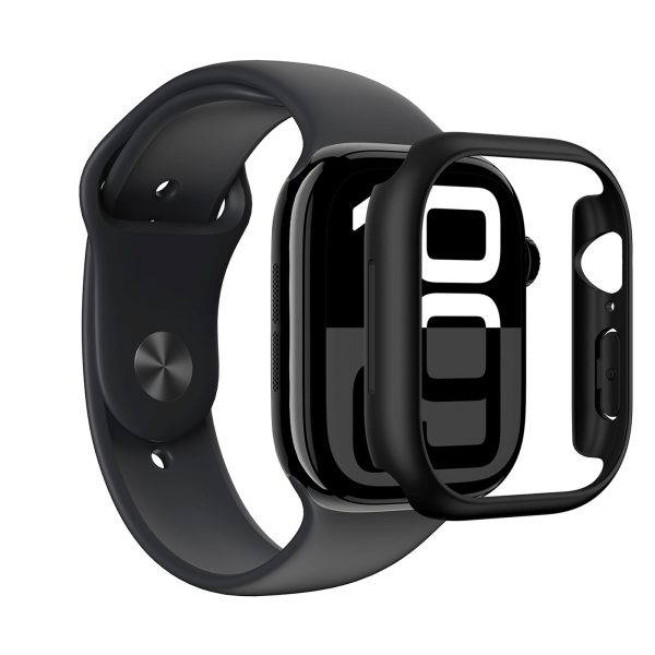 1033902-9-etui-pokrowiec-do-apple-watch-46mm-czarny-amazingthing-hurtownia-dropshipping.jpg Apple Watch 46 mm minimālistiskais korpuss - melns