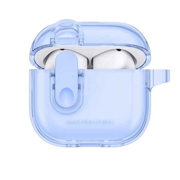 AirPods 4 minimālistisks maciņš - zils