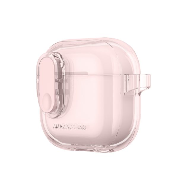 AirPods 4 minimālistisks maciņš - rozā