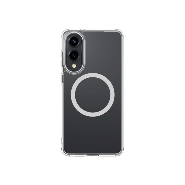 Silikona maciņš Samsung Galaxy S25 Edge Minimal Mag Case - caurspīdīgs