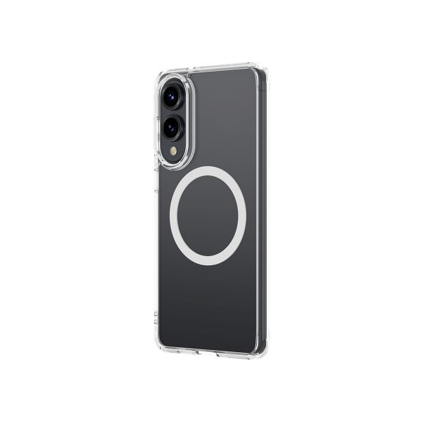 Silikona maciņš Samsung Galaxy S25 Edge Minimal Mag Case - caurspīdīgs