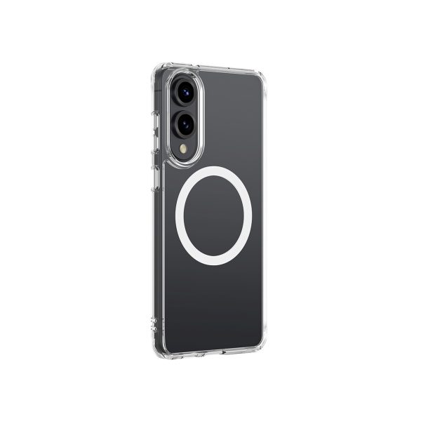 Silikona maciņš Samsung Galaxy S25 Edge Minimal Mag Case - caurspīdīgs