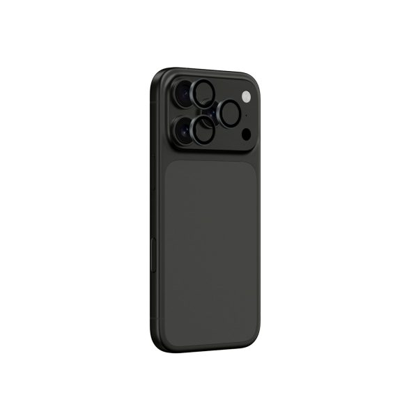 iPhone 17 Pro / Pro Max kameras stikls ar pelēku alumīnija rāmi un objektīva stiklu