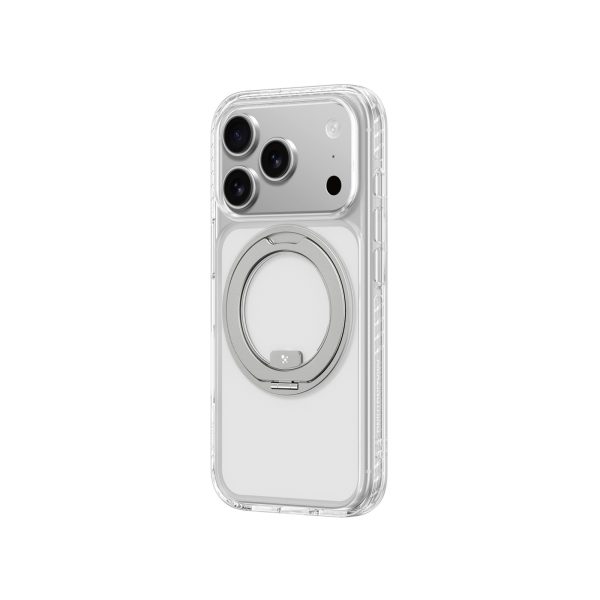 iPhone 17 Pro Titan Pro MagSpin MagSafe vāciņš — pelēks