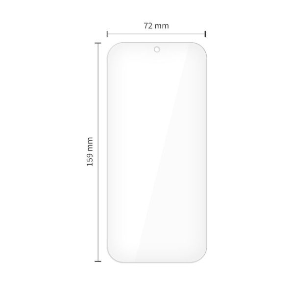 Rūdīts stikls Google Pixel 9 Pro XL / 10 Pro XL Glass Fit+ caurspīdīgs - 2 gab.