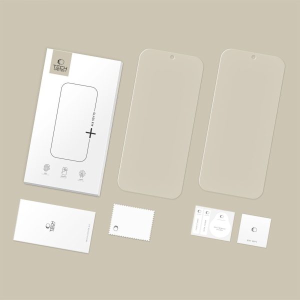 Rūdīts stikls Google Pixel 9 Pro XL / 10 Pro XL Glass Fit+ caurspīdīgs - 2 gab.