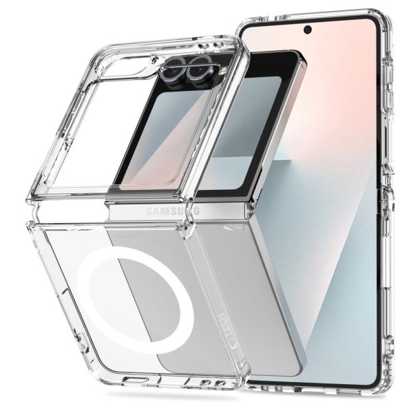 Samsung Galaxy Z Flip 6 / 7 FE FlexAir Hybrid MagSafe vāciņš - caurspīdīgs