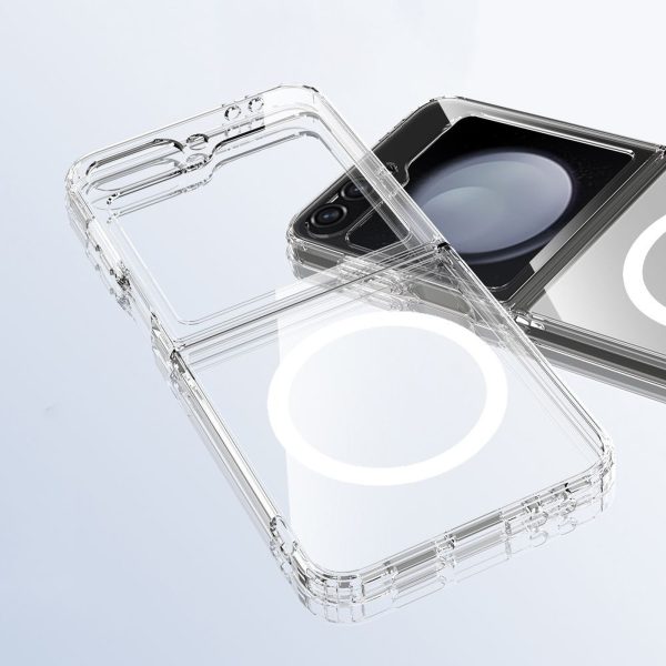 Samsung Galaxy Z Flip 6 / 7 FE FlexAir Hybrid MagSafe vāciņš - caurspīdīgs