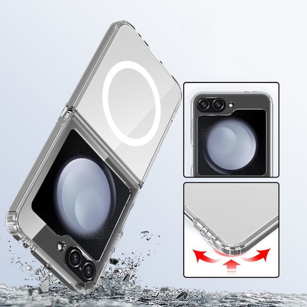 Samsung Galaxy Z Flip 6 / 7 FE FlexAir Hybrid MagSafe vāciņš - caurspīdīgs