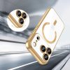 iPhone 17 Pro MagFlex MagSafe vāciņš — caurspīdīgs zelta krāsā