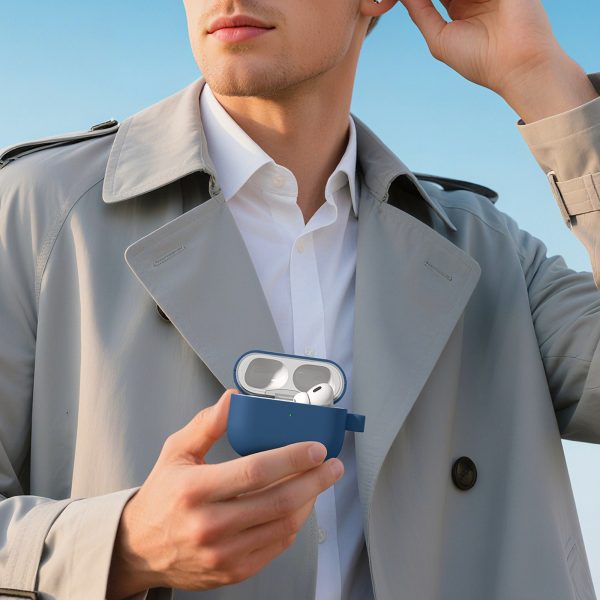 AirPods Pro 3 Glamour aizsargvāciņš - zils
