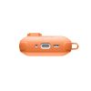 Titan Pro Mag Case caurspīdīgs aizsargmaciņš AirPods Pro 3 ierīcēm - oranžs