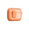 Titan Pro Mag Case caurspīdīgs aizsargmaciņš AirPods Pro 3 ierīcēm - oranžs