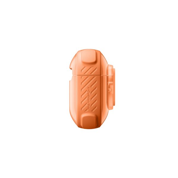 Titan Pro Mag Case caurspīdīgs aizsargmaciņš AirPods Pro 3 ierīcēm - oranžs