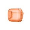 Titan Pro Mag Case caurspīdīgs aizsargmaciņš AirPods Pro 3 ierīcēm - oranžs