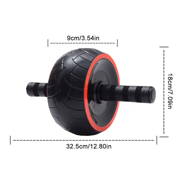 1033958-4-kolko-do-cwiczen-miesni-brzucha-ab-wheel-z-mata-wozinsky-hurtownia-dropshipping.jpg Vēdera preses ritenis ar paklājiņu - melns