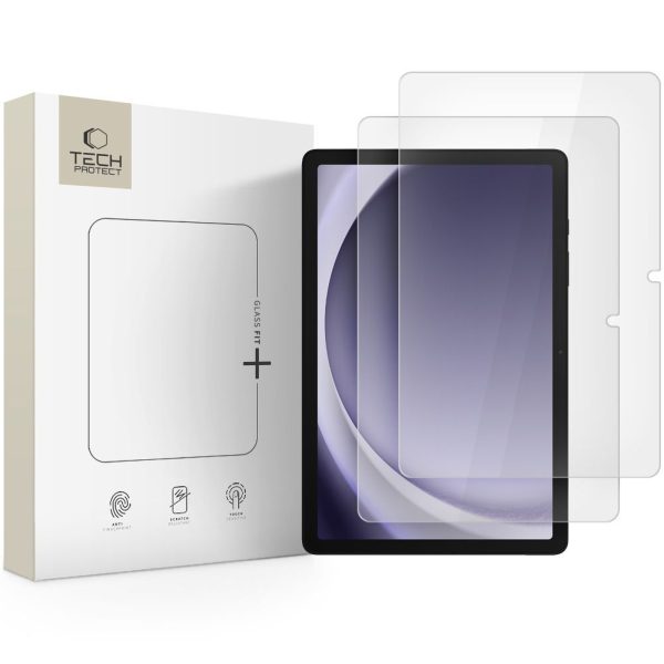 Rūdīts stikls Samsung Galaxy Tab A9+ / A11+ Plus 11.0 Glass Fit+ caurspīdīgs - 2 gab.