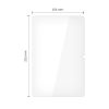 Rūdīts stikls Samsung Galaxy Tab A9+ / A11+ Plus 11.0 Glass Fit+ caurspīdīgs - 2 gab.