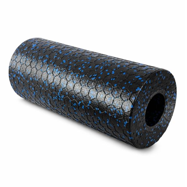 Masāžas vingrinājumu rullītis 33 cm - melns