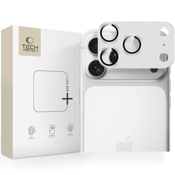 iPhone 17 Pro Max Camfull Fit+ kameras objektīva stikls - sudrabs