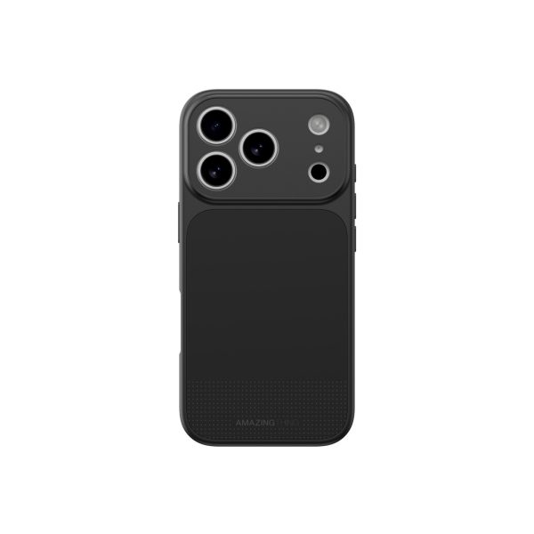 iPhone 17 Pro Max Minimal Mag pilna izmēra vāciņš - melns
