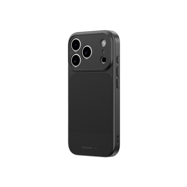 iPhone 17 Pro Max Minimal Mag pilna izmēra vāciņš - melns