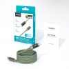 USB-C kabelis ar displeju PD 60W 1.2m - zaļš