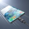 USB-C kabelis ar displeju PD 60W 1.2m - melns